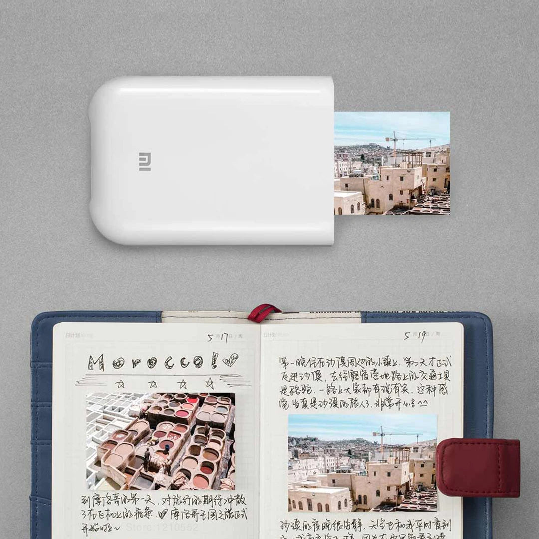 Portable Mini Photo Printer – Inkless, Bluetooth, AR Video Printing!