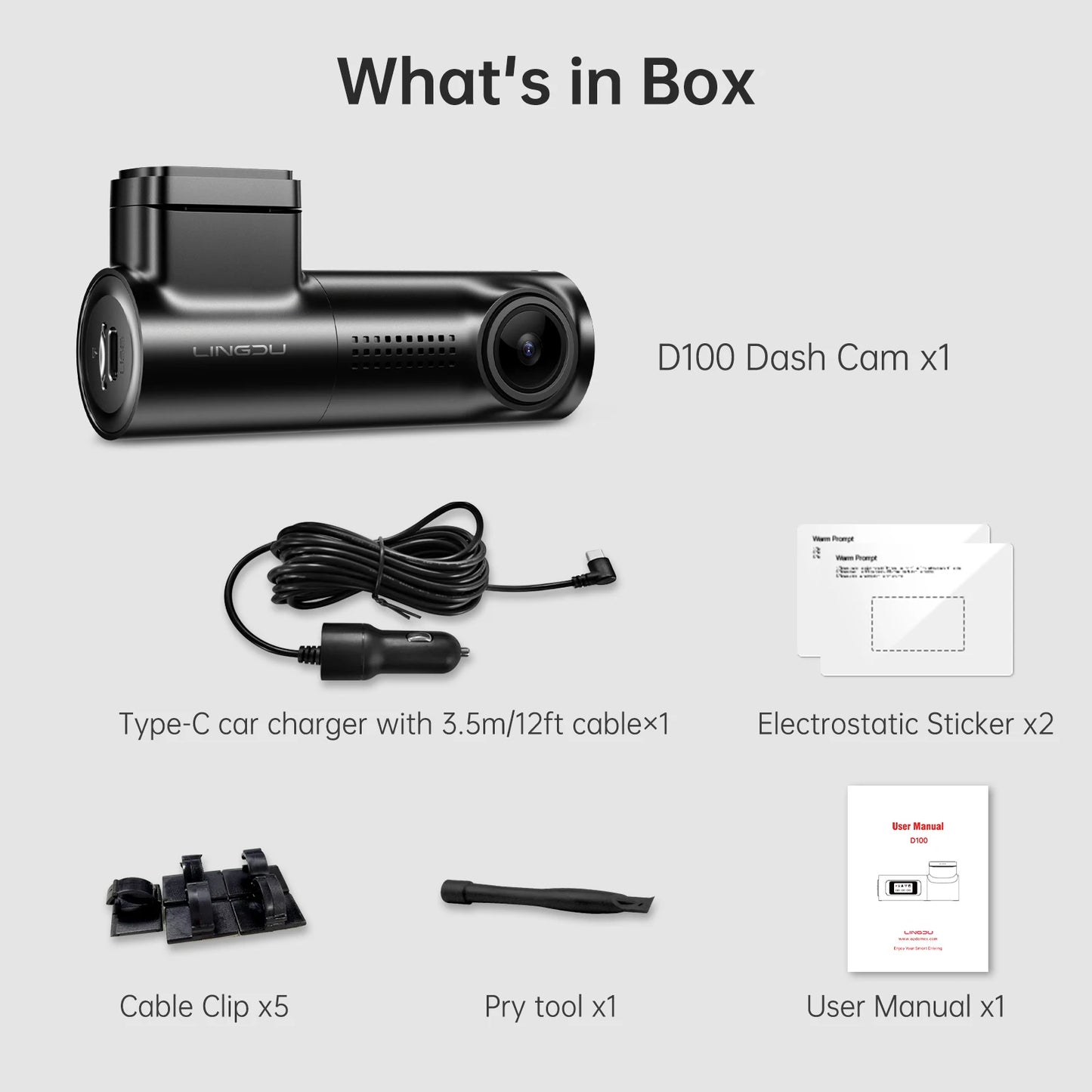 NextGen™ D100 2.5K Dash Cam – Smart GPS, WiFi & Voice Control for Ultimate Road Safety!