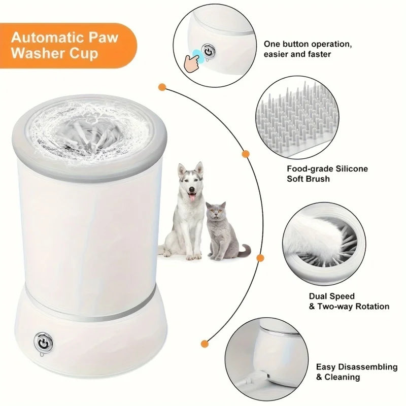 Electric Pet Paw Cleaner Cup