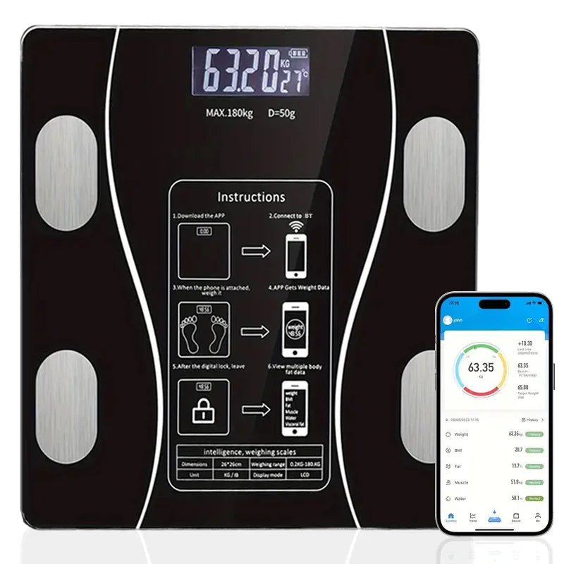 NextGen  Smart Body Fat Scale – Wireless Digital Weight & Body Composition Analyzer