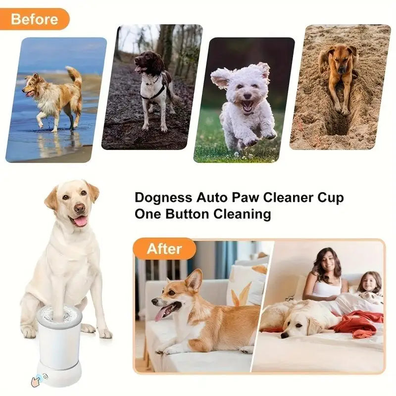 Electric Pet Paw Cleaner Cup