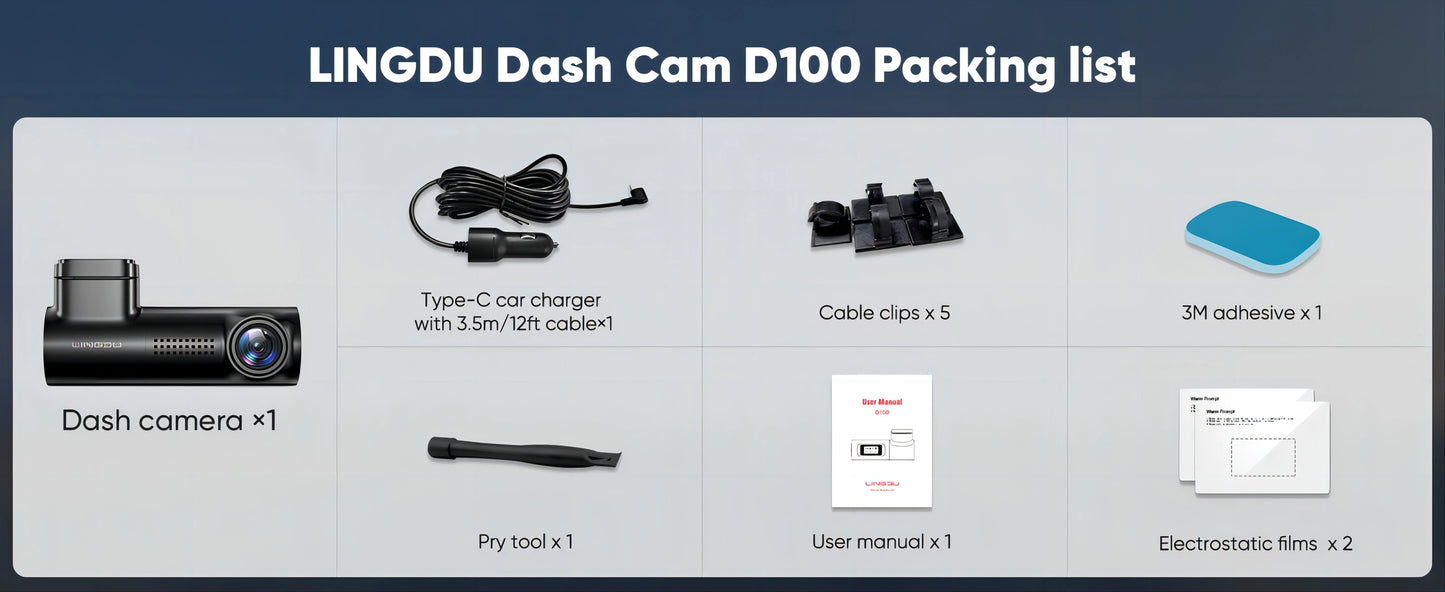 NextGen™ D100 2.5K Dash Cam – Smart GPS, WiFi & Voice Control for Ultimate Road Safety!