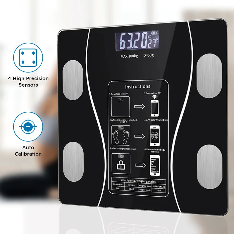 NextGen  Smart Body Fat Scale – Wireless Digital Weight & Body Composition Analyzer