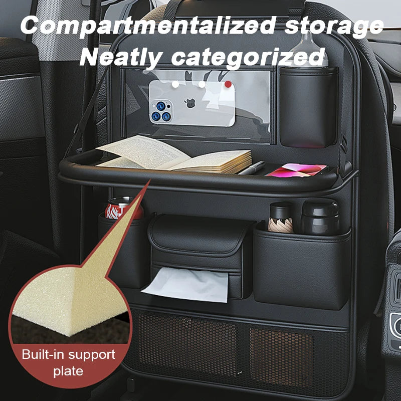 NextGen™  Car Seat Back Organizer With Foldable Tablet