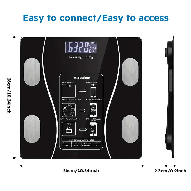 NextGen  Smart Body Fat Scale – Wireless Digital Weight & Body Composition Analyzer