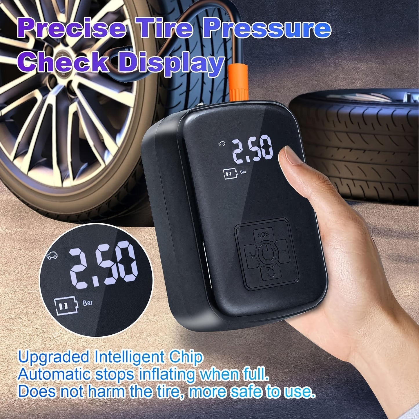 NextGen Portable Wireless  Car Air Compressor